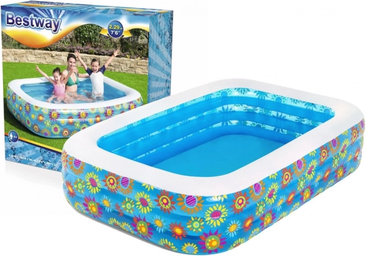 Piscina gonfiabile familiare Bestway con motivo floreale