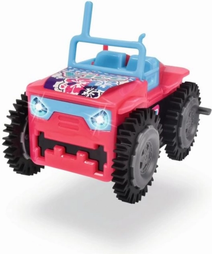 Large off-road wheels and playful design