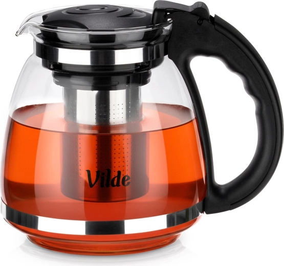 Glass Teapot with Stainless Steel Infuser 1.5 L
