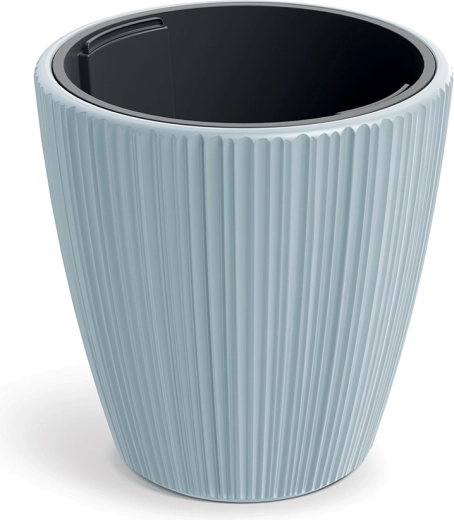 Vaso ORO con inserto, grigio chiaro, diametro 19,9 cm