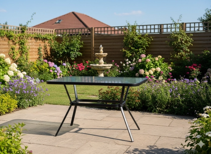 Stabil stålkonstruktion med pulverlakering