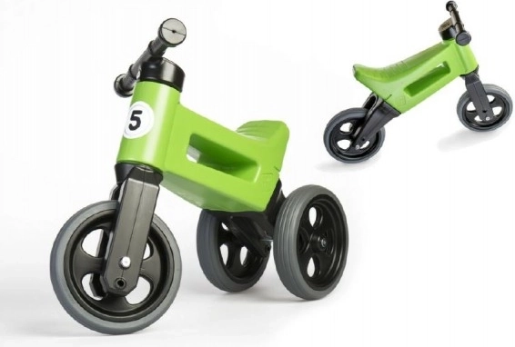FUNNY WHEELS Rider Sport 2-in-1 balance bike for kids – Green