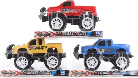 Friction-powered off-road car – plastic jeep 20 cm