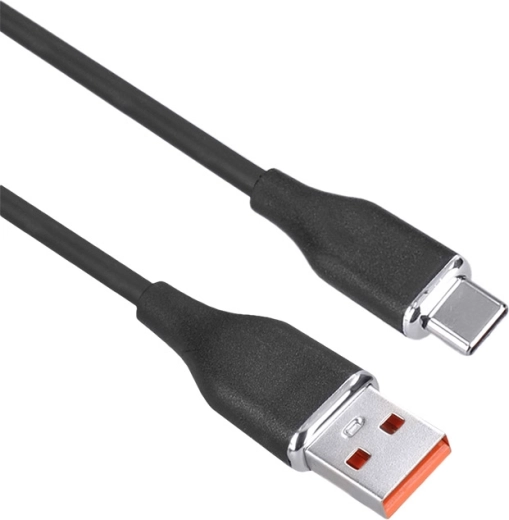 Solight silicone USB-A to USB-C cable 1 m