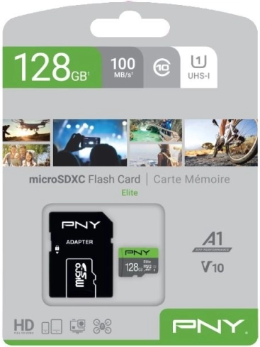 PNY Elite microSDXC 128 GB UHS-I U1 Class 10 memóriakártya