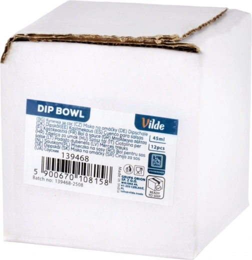 Lot de 12 coupelles pour un service pratique