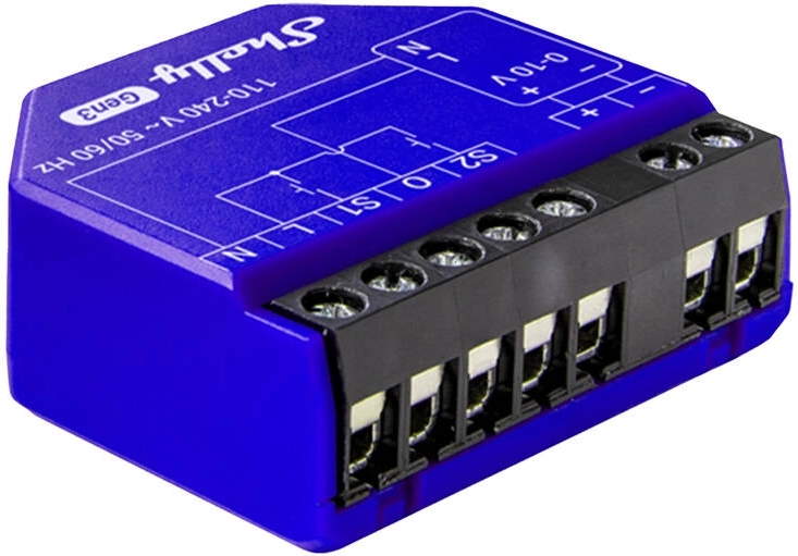 Shelly Pro Dimmer 0/1-10V PM contrôleur d’éclairage