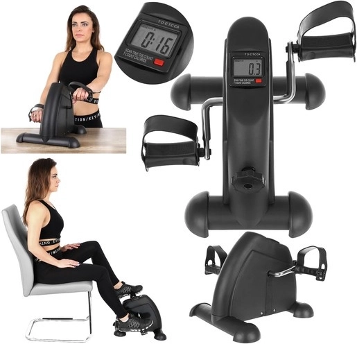 TRIZAND Mini Pedal Exerciser for Rehabilitation with LCD Display