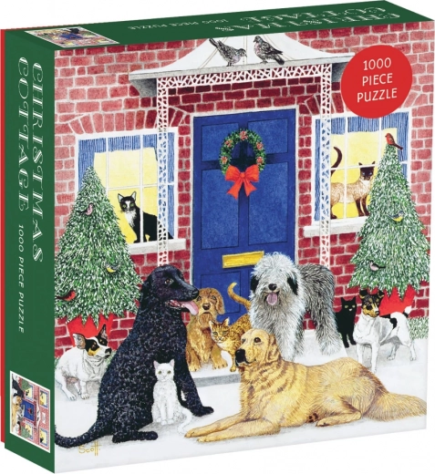 Puzzle casetta natalizia 1000 pezzi