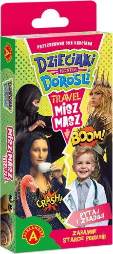 Misz Masz Děti proti dospělým Travel – cestovní rodinná hra