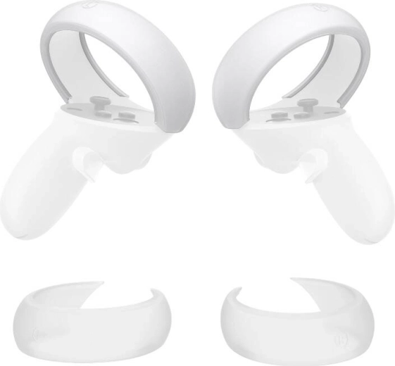 Custodie protettive in silicone per controller META QUEST 2 – bianche