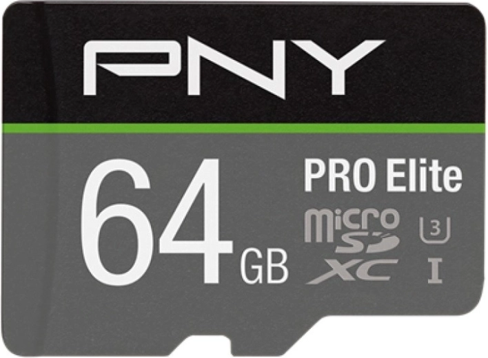 Carte mémoire microSDXC 64 Go PNY PRO Elite
