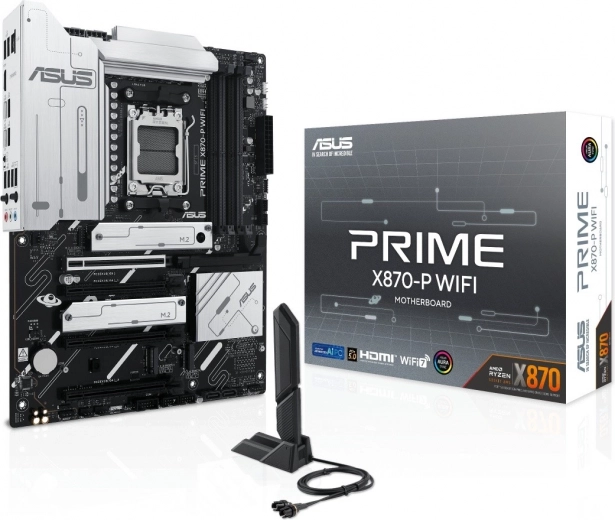 Asus Prime X870-P WiFi – scheda madre AM5 con DDR5, HDMI e USB‑C