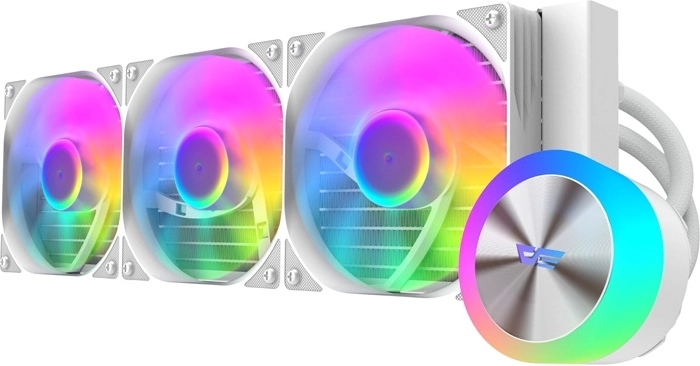 DarkFlash DG360 dissipatore a liquido per CPU bianco 360 mm ARGB