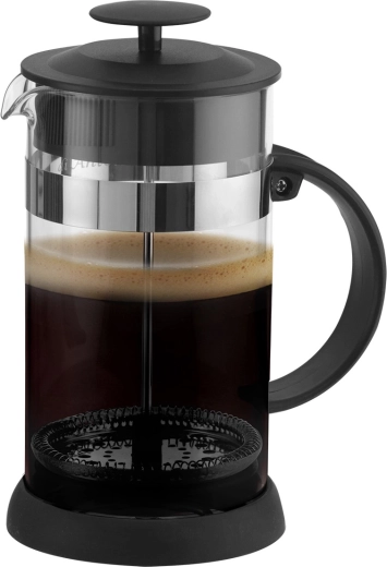 Glass pot with clear steeping control