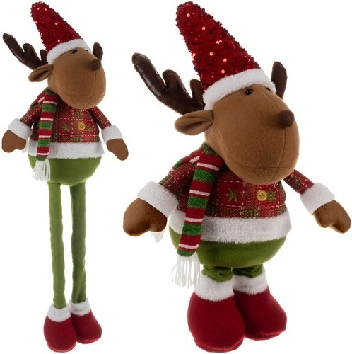 Telescopic Christmas Reindeer with Adjustable Height