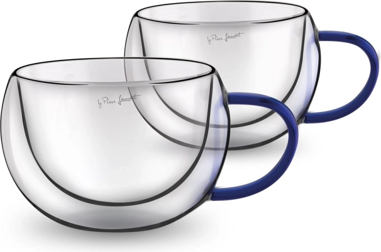 Set di bicchieri termici Lamart per cappuccino da 270 ml, blu, 2 pezzi