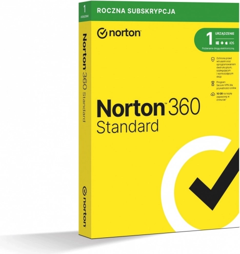 Norton 360 Standard - Protezione dei dispositivi e della privacy per 12 mesi