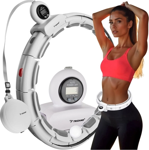 Smart fitness hula hoop with weight and counter TRIZAND