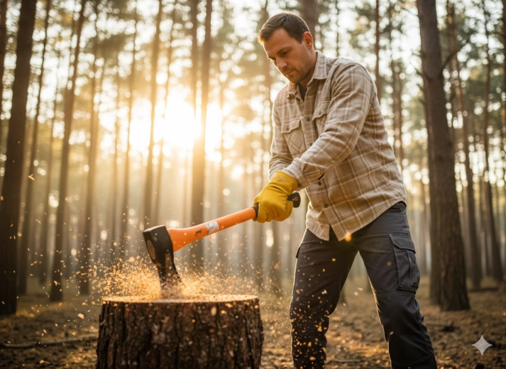 Tête en acier résistante