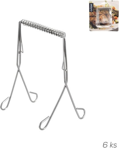 Attaches en inox pour volailles (6 pcs)