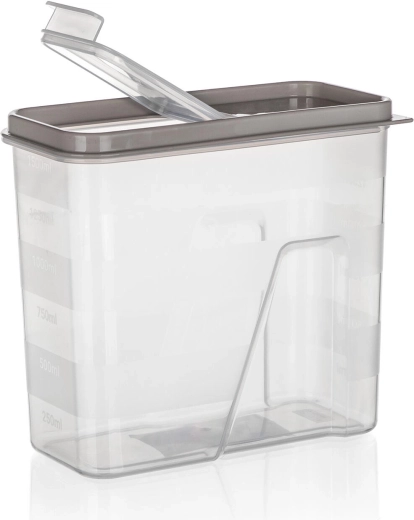 Versement facile avec couvercle ouvrant