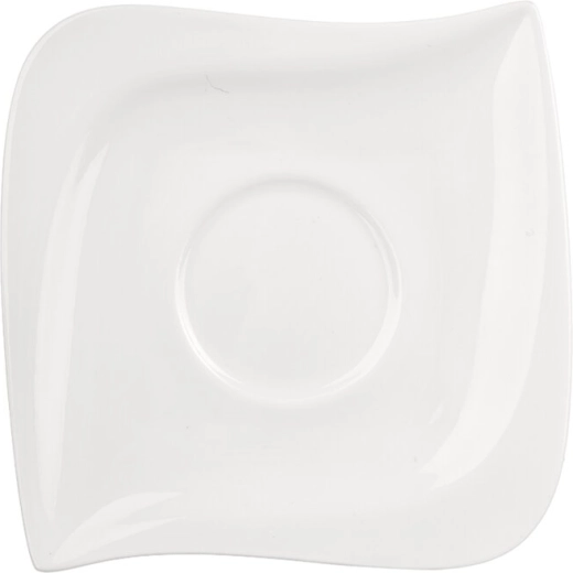 MONA Musica porcelain square saucer 13.7 × 13.7 cm