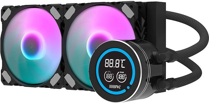 Raffreddamento a liquido Darkflash DN-D240 nero