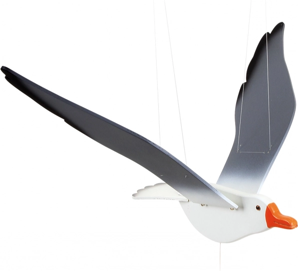 Wooden Hanging Decoration Seagull