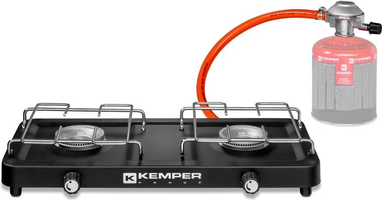 Kemper Zweiflammiger Gaskocher für Kartuschen