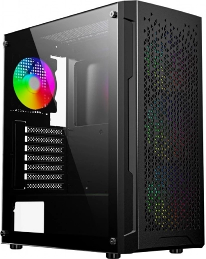 case da gioco fornax 400x con vetro temperato e ventole argb