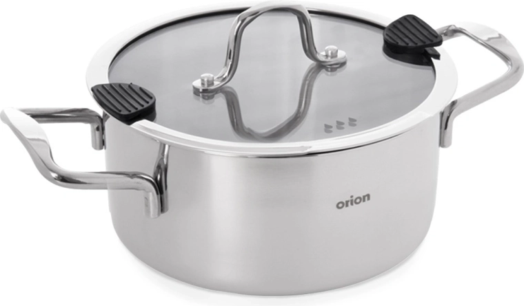 Casserole en acier inoxydable avec couvercle VENICE 20 cm, 3 l