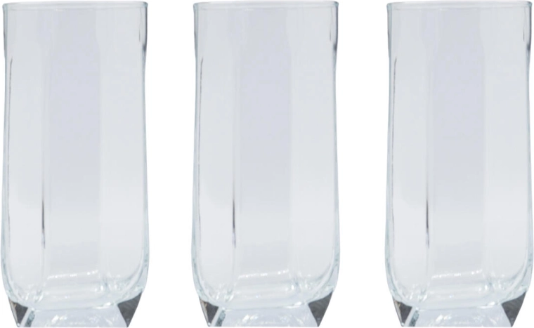 Verres TUANA 330 ml hauts, lot de 3 pièces