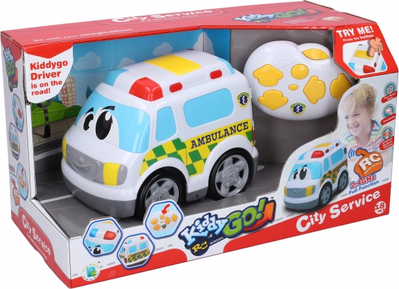 Dziecięca RC karetka z efektami 19 cm