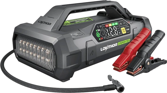 Lokithor JA3000 PRO avviatore multifunzione 3000 A con compressore e power bank