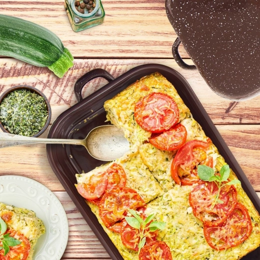 2 en 1 : couvercle utilisable comme plat à gratin séparé
