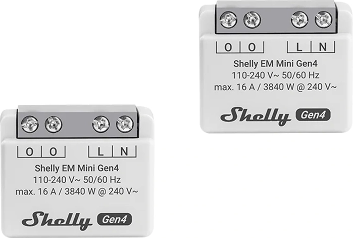 Shelly EM Mini Gen4 energiemeter (2 stuks)