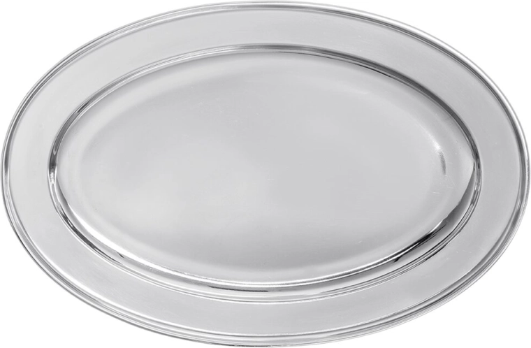 Vassoio da portata in acciaio inox 30 × 20,5 cm