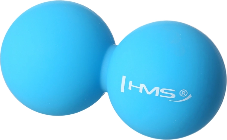 HMS Double Massage Ball for Trigger Points – lacrosse ball, blue