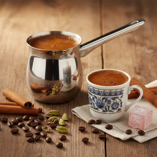 Tradicionalna priprema turske kave kod kuće