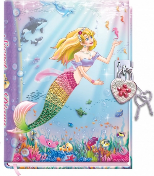 Children's Mermaid Lock Diary