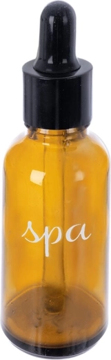 Flacone cosmetico Spa 30 ml in vetro ambrato con pipetta