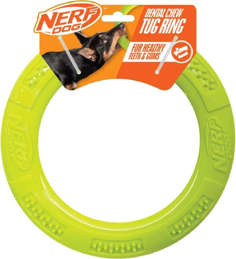 NERF Dog dentystyczny okrągły szarpak dla psów 23 cm