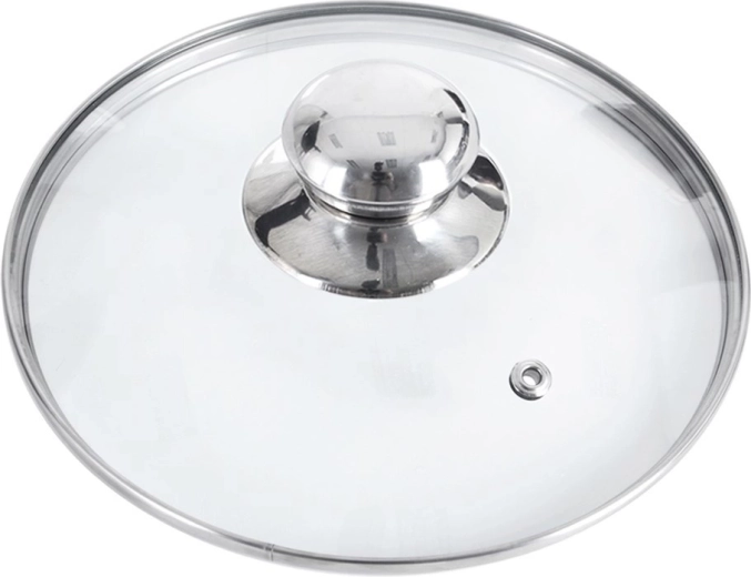 Edelstahlrand und komfortabler Griff