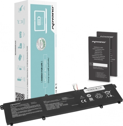 Batteria Movano per Asus VivoBook Flip 14 X421/TM420/R413/K413FA 3600 mAh 41 Wh