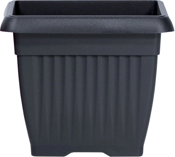 Kvetináč Terra hranatý 15 cm antracit