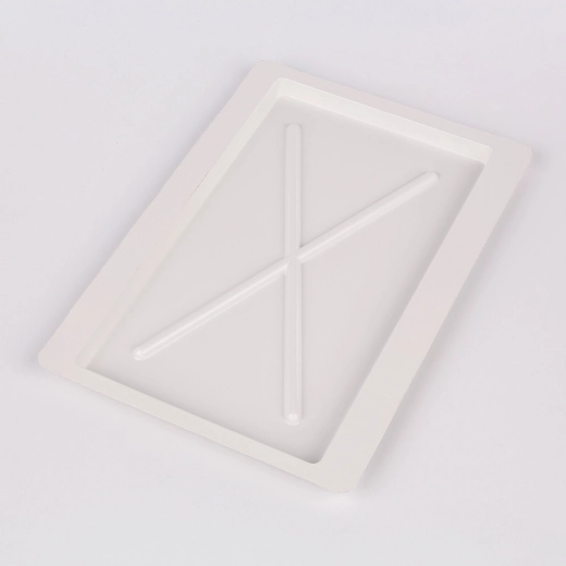 Metpol bac d’égouttage blanc pour égouttoir à deux niveaux 40 cm (35,5 × 23 cm)