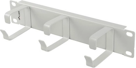 Organizer cavi 10" con 3 supporti metallici tipo B, grigio