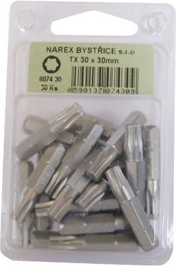 Set di inserti Torx T40, 30 mm, confezione da 30 pezzi