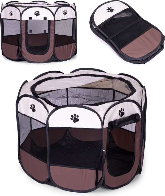 Foldable fabric playpen for dogs and cats PETSI